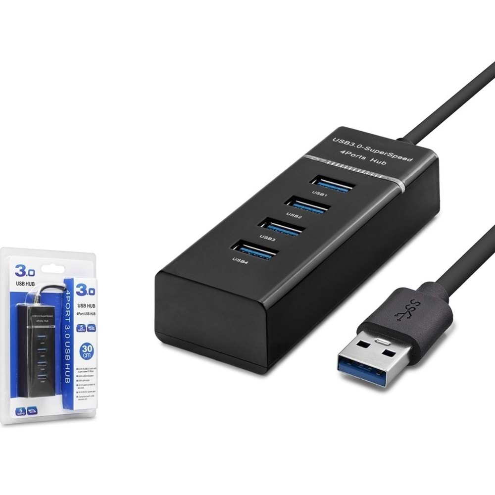 HDX7017 4 LÜ USB ÇOKLAYICI DAĞITICI 3.0 HUB