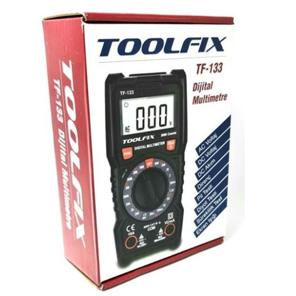 TOOLFIX TF-133 MULTİMETRE