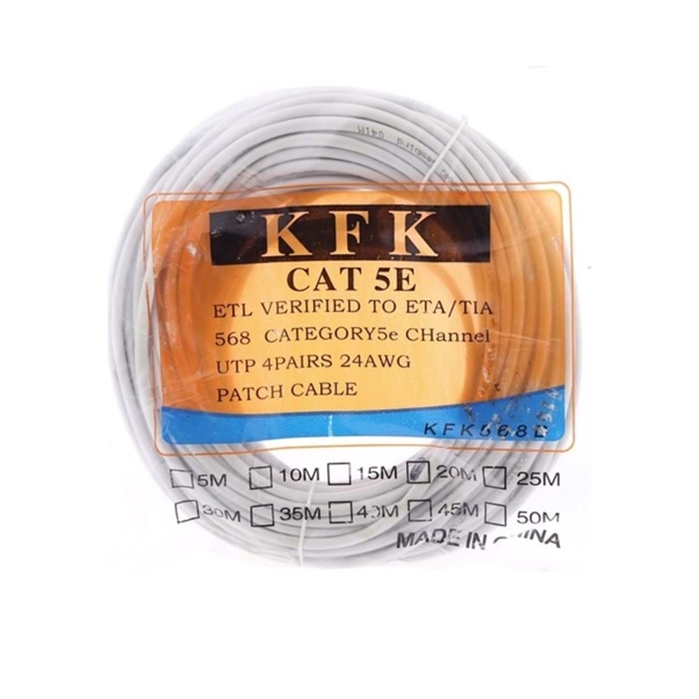 RC-801 CAT5 ETHERNET BAĞLANTI KABLOSU 1 MT