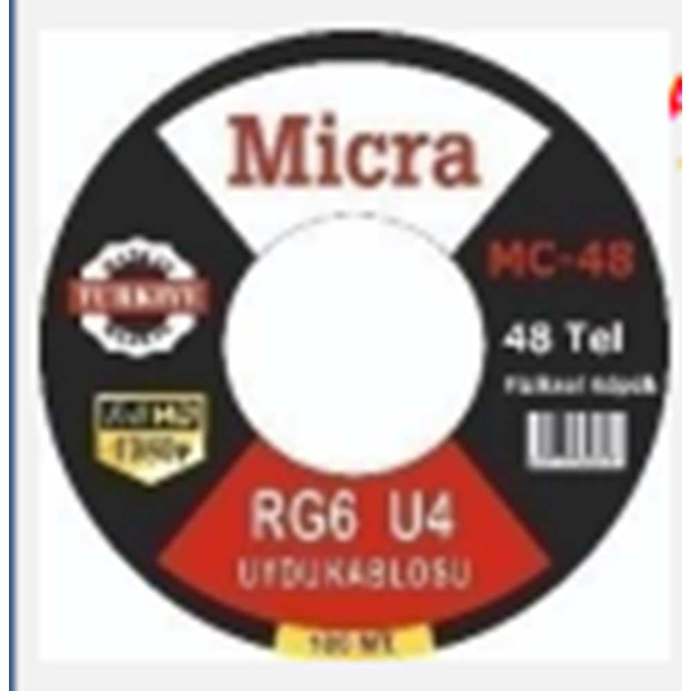 MİCRA MC-48 100 MT 48 TEL KABLO