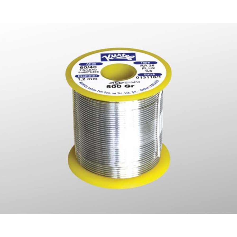 KURTEL 500 GR 1,2 MM 60/40 LEHİM RA 26 FLUX