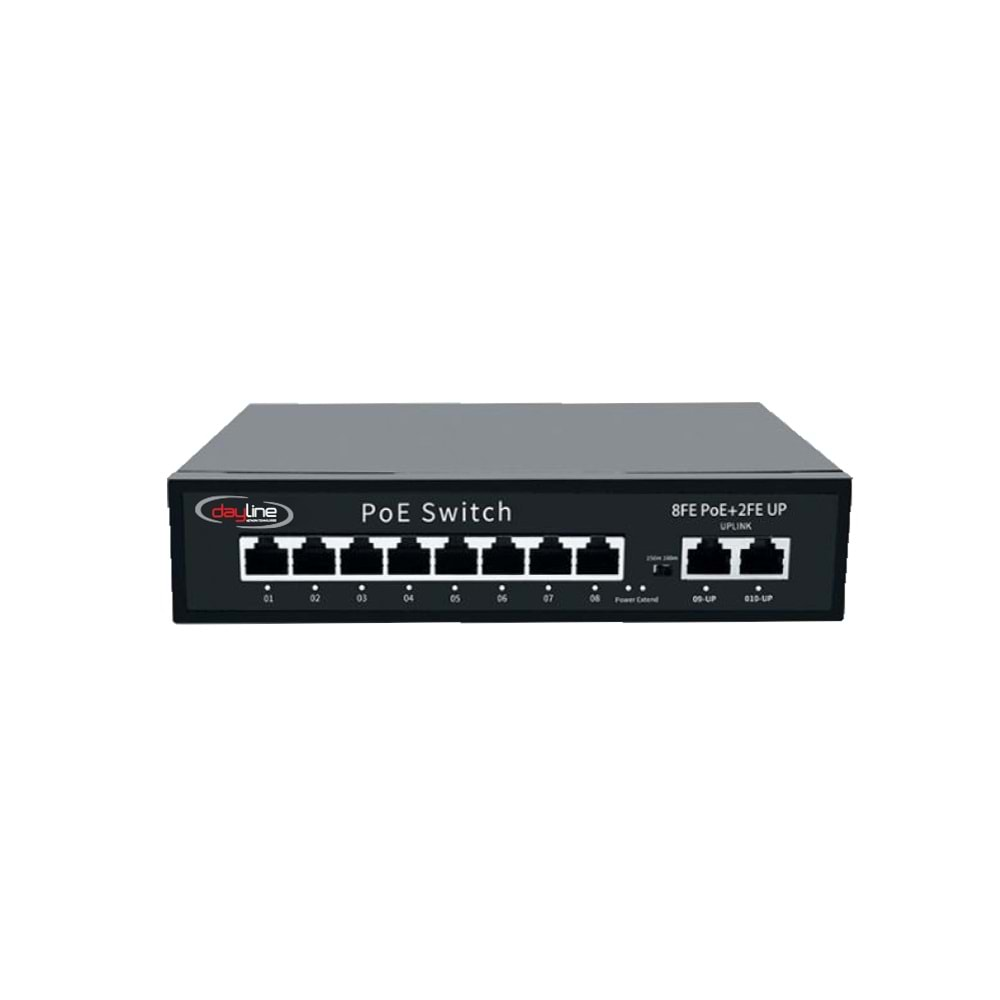 DL-3308P 8 PORT POE +2 PORT UPLINK 120 WATT