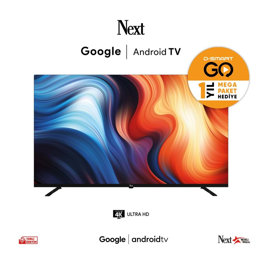 NEXT ANDROID 50 TV GOOGLE LİSANSLI