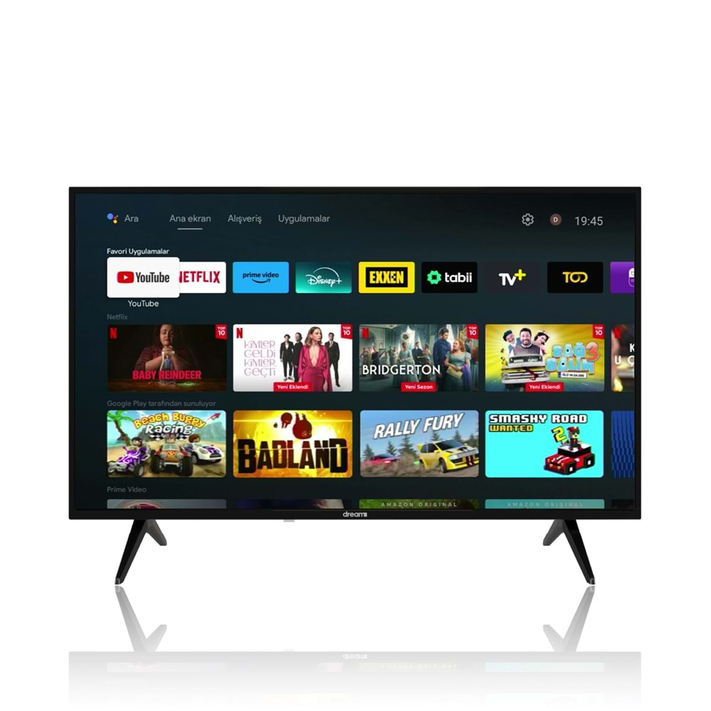 DREAMSTAR ANDROID 50 TV GOOGLE LİSANSLI