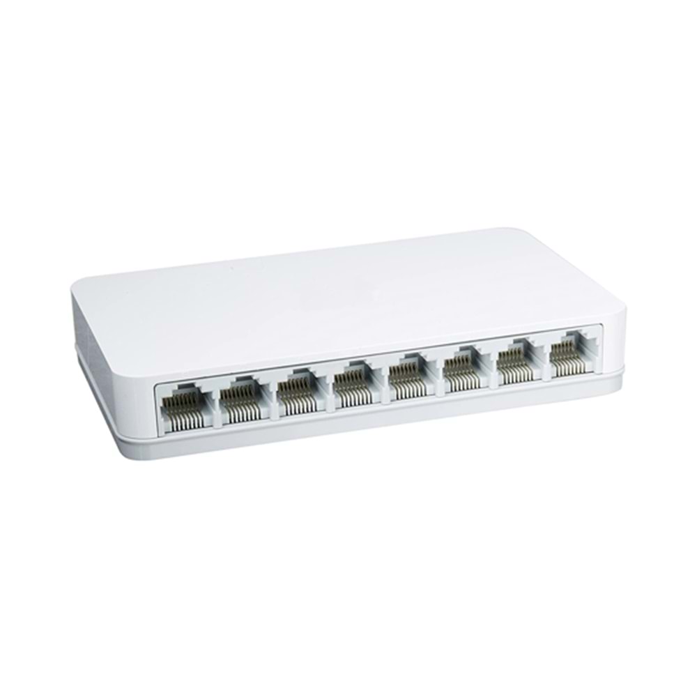 TECHNOBOX TSR-810 SEKİZLİ ETHERNET DAĞITICISI
