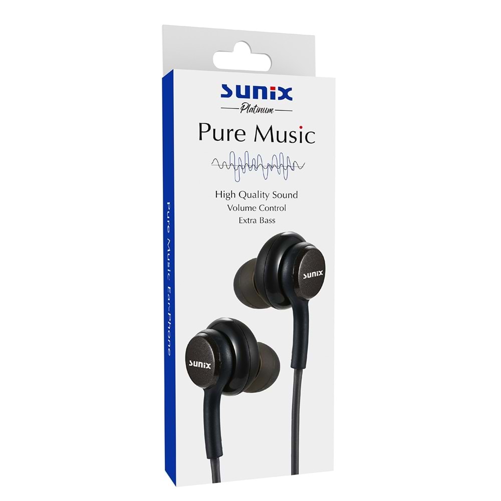 SX-102 PLATİNIUM PURE MUSİC KULAKLIK SİYAH