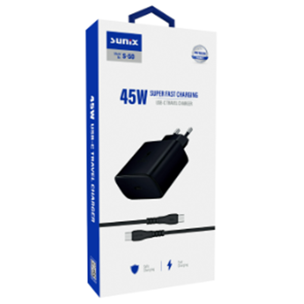 S-50 ŞARJ CİHAZI 45 W TYPE-C TYPE-C