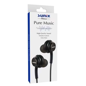 SX-102 PLATİNIUM PURE MUSİC KULAKLIK SİYAH
