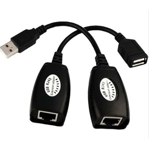 EXTENSİON USB RJ45 ADAPTOR 45 MT EXTENDIR