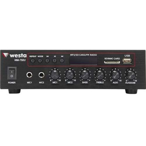 WESTA 750U 80WATT SES SİSTEMİ AMFİSİ