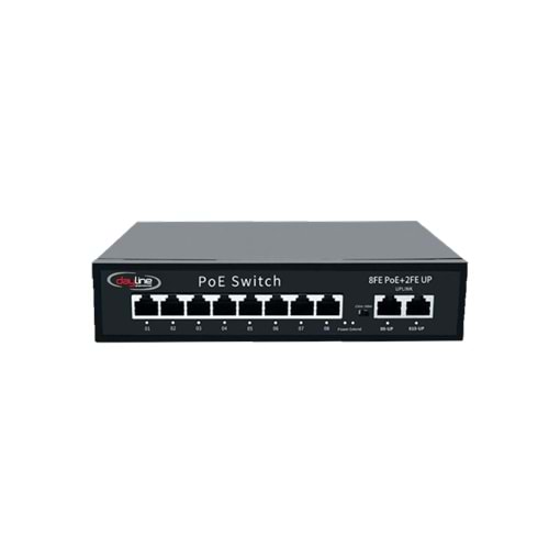 DL-3308P 8 PORT POE +2 PORT UPLINK 120 WATT