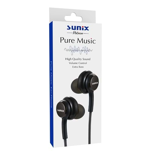 SX-102 PLATİNIUM PURE MUSİC KULAKLIK SİYAH