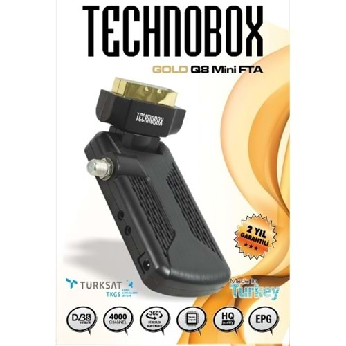 TECHNOBOX Q8 SCART UYDU TKGS UYDU ALICI