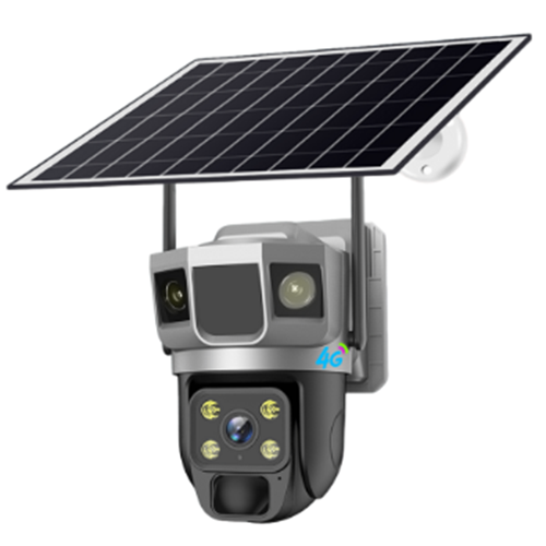 CN-123G ÇİFT LENSLİ 4MP SOLAR PT KAMERA