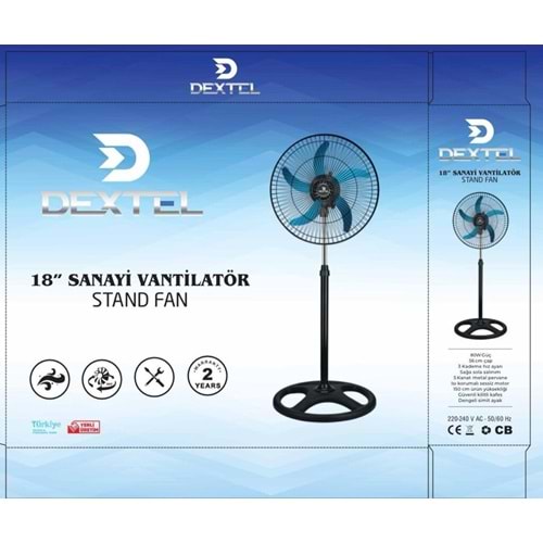 DEXTEL 18 İNÇ VANTİLATÖR