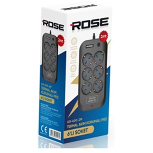 ROSE GR600-3MT AKIM KORUMALI PRİZ