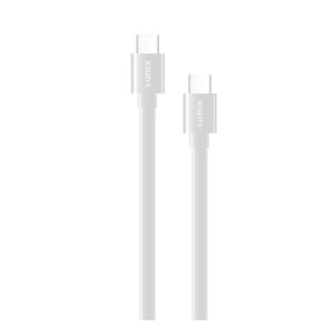 SC-10 DOUBLE SPEED BEYAZ IPHONE MICRO USB DATA ŞARJ KABLOSU