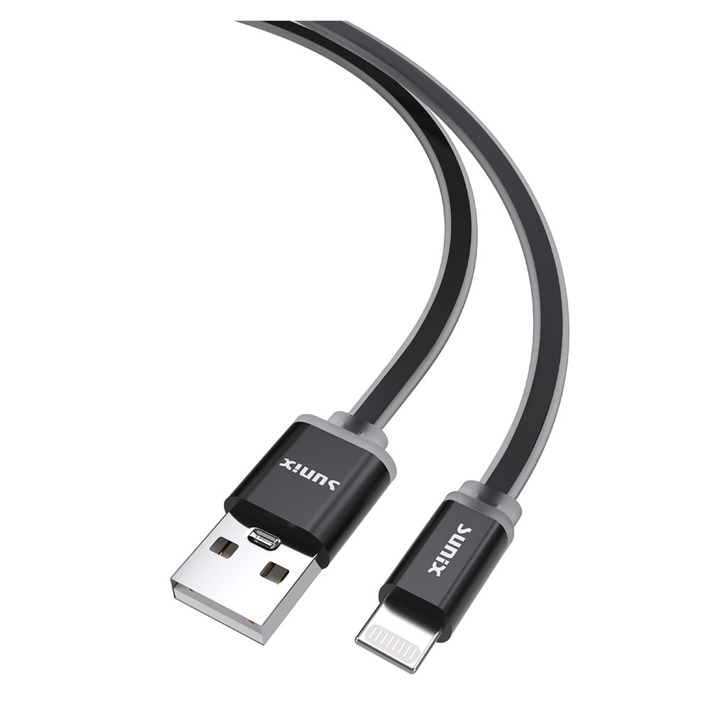 SC-03 SOFT SPEED SİYAH IOS USB DATAŞARJ KABLOSU