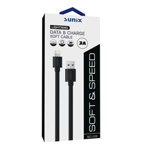 SC-03 SOFT SPEED BEYAZ IOS USB DATAŞARJ KABLOSU