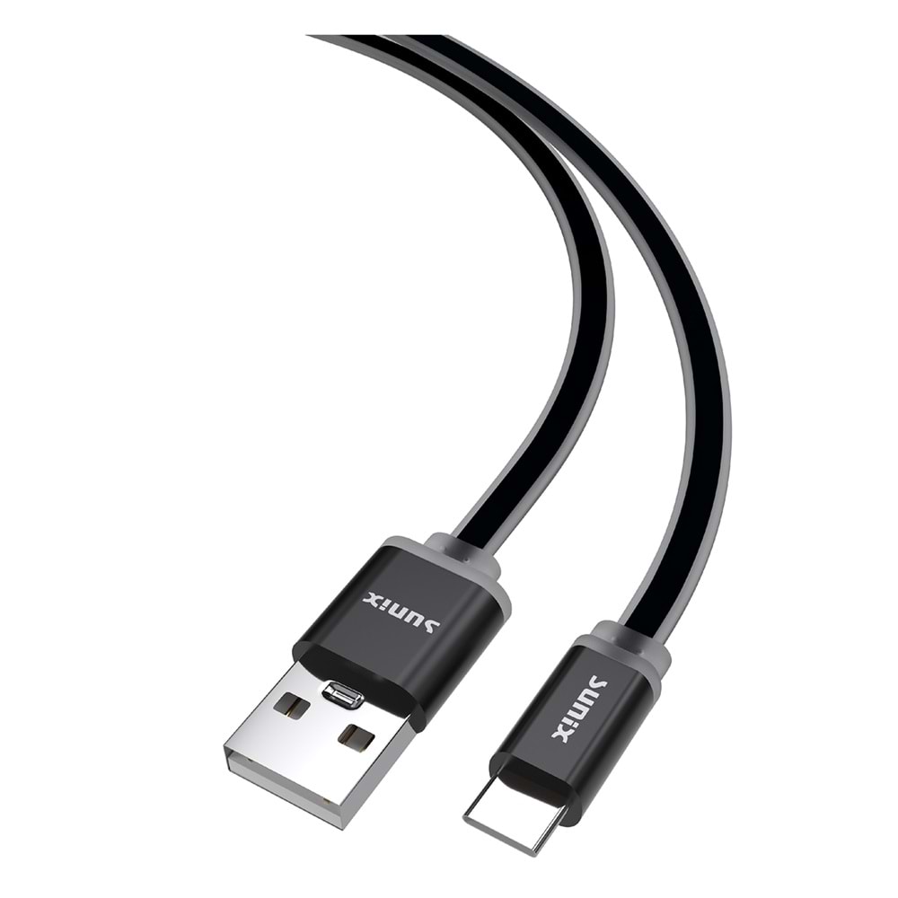 SC-09 SOFT SPEED SİYAH TYPEC USB DATAŞARJ KABLOSU
