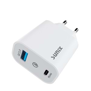 SUNIX S-236 TYPE-C+USB ŞARJ KAFASI